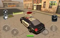 पुलिस कार और वैन बस पार्किंग Screen Shot 6