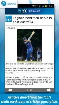 ICC Cricket Screen Shot 4