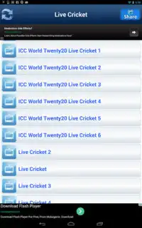 Live Cricket Screen Shot 2