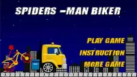 Spiders-man Biker Challenge Screen Shot 0