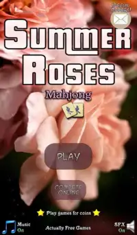 Hidden Mahjong: Summer Roses Screen Shot 4