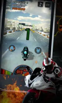 Fast Moto Racing 3D Screen Shot 4