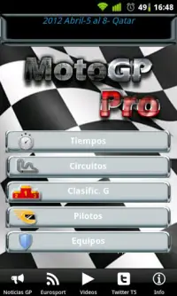 Moto PRO GP 2012 Screen Shot 0