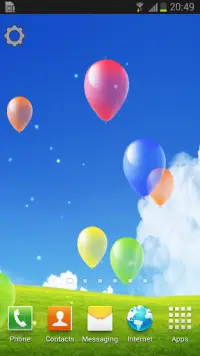 Galaxy S4 Floating Balloons Screen Shot 2