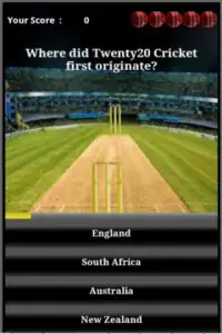 T20 Cricket Quiz Screen Shot 1