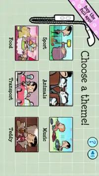 Mr Bean Slider Puzzle Lite Screen Shot 1
