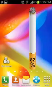 Battery Cigarette Widget Screen Shot 2