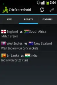Cricscoredroid - Live Cricket Screen Shot 4
