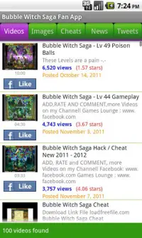Bubble Witch Saga Fan App Screen Shot 0