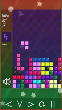 Tetris Game Screen Shot 0