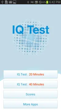 IQ Test Pro. Screen Shot 0
