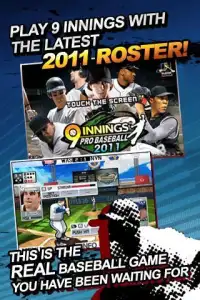 9 Innings: Pro Baseball 2011 Screen Shot 0