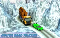 Winter Road Trucker Sim 3D Screen Shot 7