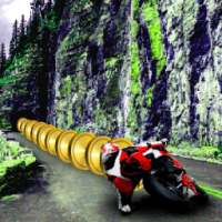 Up-hill Mountain Moto Racer