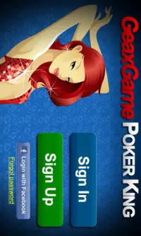 Poker KinG Blue-Texas Holdem Screen Shot 0