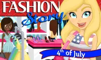 Fashion Story: 4th of July Screen Shot 0