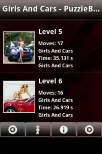 Hot Girls And Cars - PuzzleBox Screen Shot 1