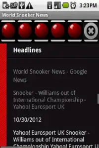 World Snooker Championship Screen Shot 3