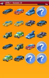 Cars Memory Game Screen Shot 3