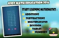 kids Maths Education 2016 Screen Shot 0