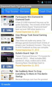Diamond Dash Tips and Guide Screen Shot 1