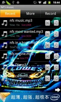 Need For Super Speed Music Screen Shot 1