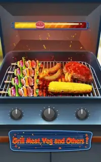 BBQ Kitchen Grill Cooking Game Screen Shot 4