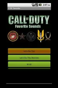 Call of Duty Favorite Sounds Screen Shot 0