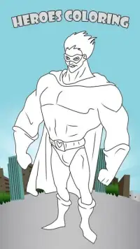 Heroes Coloring Pages for Kids Screen Shot 3