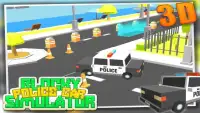 Blocky Police Car Simulator 3D Screen Shot 3