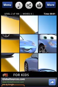 Cars Cartoon Puzzles for kids Screen Shot 3