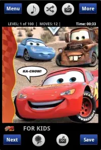 Cars Cartoon Puzzles for kids Screen Shot 2