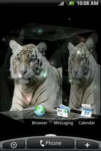Tiger White 3D Screen Shot 3