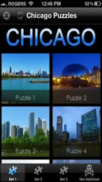 Chicago Sliding Puzzles Games Screen Shot 1
