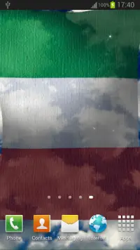 Italy Flag Live Wallpaper Screen Shot 1