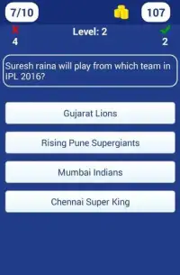 IPL Quiz 2016 Screen Shot 0