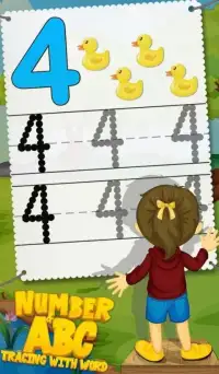 Number & ABC Tracing With Word Screen Shot 0