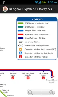 Bangkok Skytrain Subway MAP HD Screen Shot 0