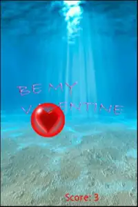 Valentines Aqua Bubbles Screen Shot 1
