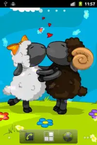 Sheep Love Live Wallpaper Screen Shot 0