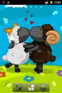 Sheep Love Live Wallpaper Screen Shot 1