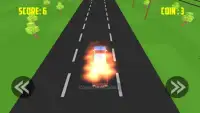 Blocky Cars: Smashy Road Screen Shot 1