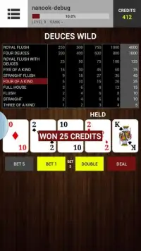 Video Poker Games Multiplayer Screen Shot 4