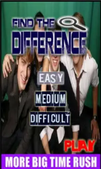 Big Time Rush-Difference Game Screen Shot 2
