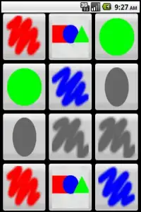 Shapes & Colors Memory Game Screen Shot 1
