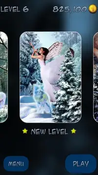 Hidden Mahjong - Frost Fairies Screen Shot 2