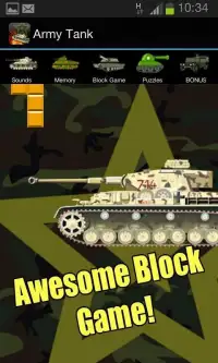 Army Tank Games for Kids Screen Shot 1