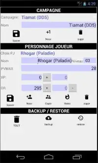 RPG Database Tracker Screen Shot 3