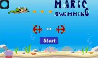 Swimming Mario Screen Shot 1