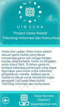 Snake and Ladder Chem Game Screen Shot 0